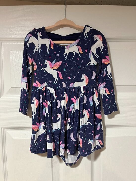 Little Sleepies Other - Magical Unicorn Little Sleepies Bodysuit Dress 6-12m
